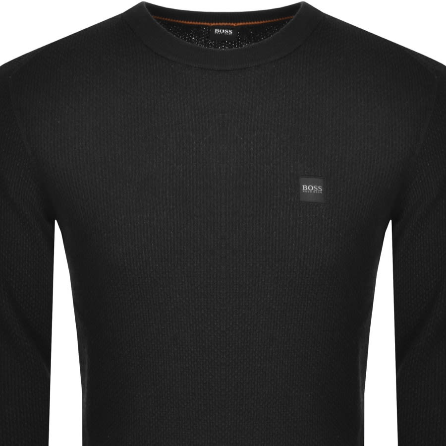 Alternative Image for ProductBOSS Kustorio Knitted Jumper in Black2